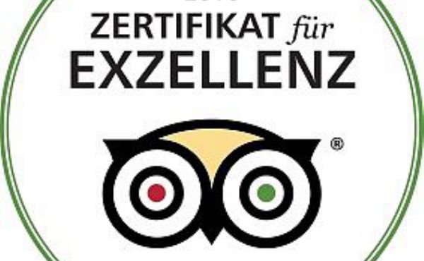 TripAdvisor®-Zertifikat für Exzellenz 2016