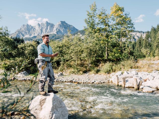 Fishing in the stanglwirt fishing territory