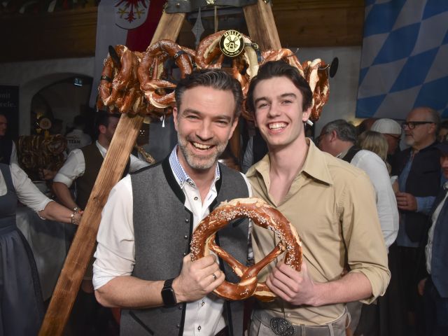 Jakob Seeböck mit Sohn