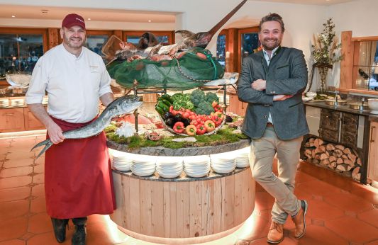 Küchenchef Thomas Ritzer und Direktor F&B Daniel Campell