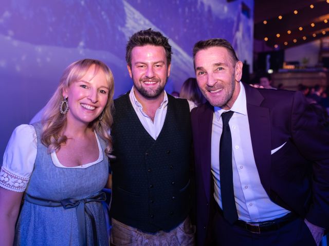 Maria und Johannes Hauser mit Mark Keller