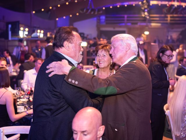 Arnold Schwarzenegger und Balthasar Hauser